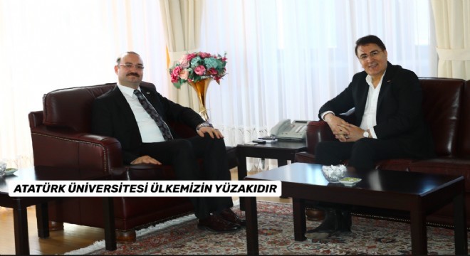 Aydemir’in Atatürk Üniversitesi Ziyareti