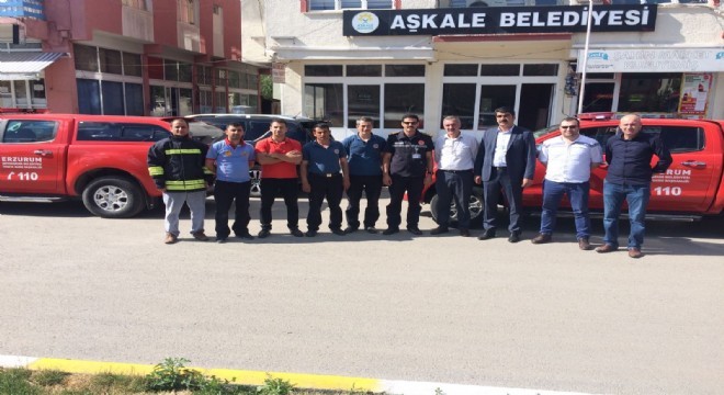 Büyükşehir den Aşkale İtfaiyesine destek