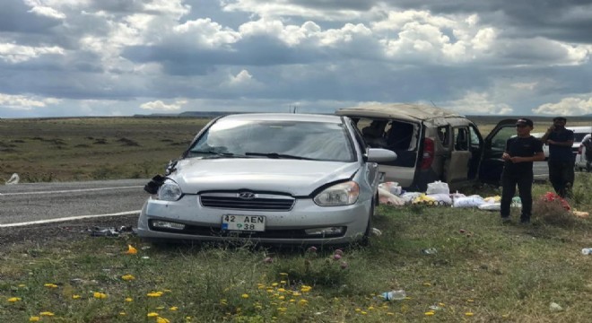 Digor yolunda trafik kazası: 12 yaralı