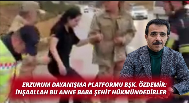 EPD Bşk. Özdemir: Üniversitemiz’e ve aileye başsağlığı diliyoruz…