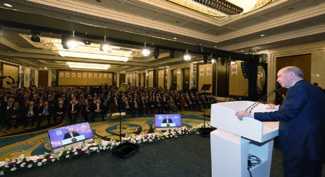 Erdoğan:  Türkiye yi her alanda şaha kaldırdık 