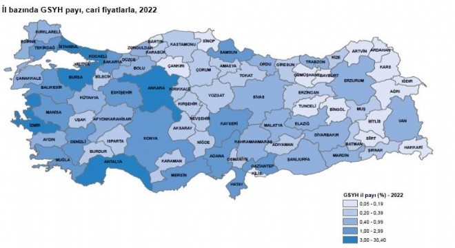 Erzurum GSYH verileri açıklandı