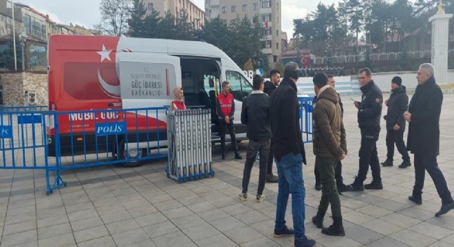 Erzurum Mobil Göç Noktası hizmette