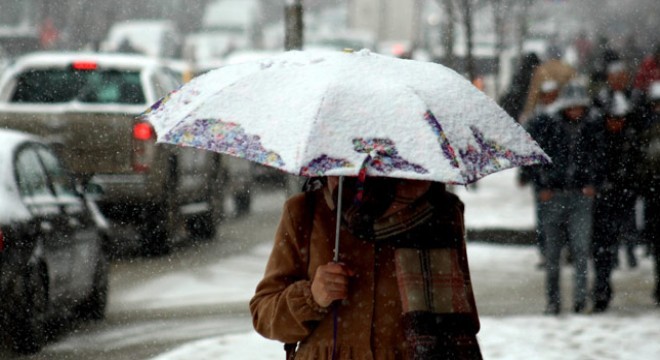 Erzurum da karla karışık yağmur bekleniyor