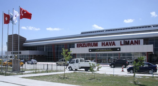 Erzurum havalimanı yolcu sayısı 1 milyon eşiğinde