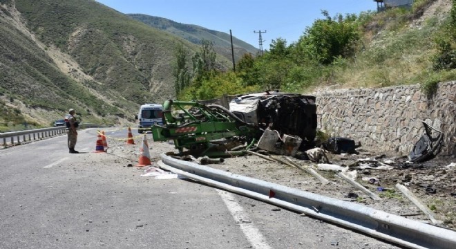 Erzurum jandarma bölgesi kaza verileri açıklandı