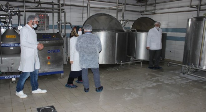Erzurum’da süt ve süt üretim tesisleri denetlendi
