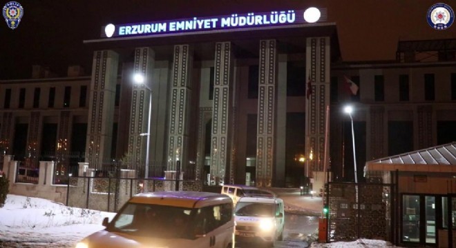 Erzurum’da ‘Mercek-13’ operasyonu