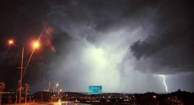 Meteorolojiden Erzurum için yağış uyarısı