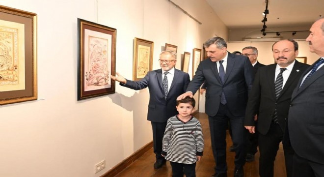 Müzehhip Er in kişisel sergisi ilgi odağı oldu