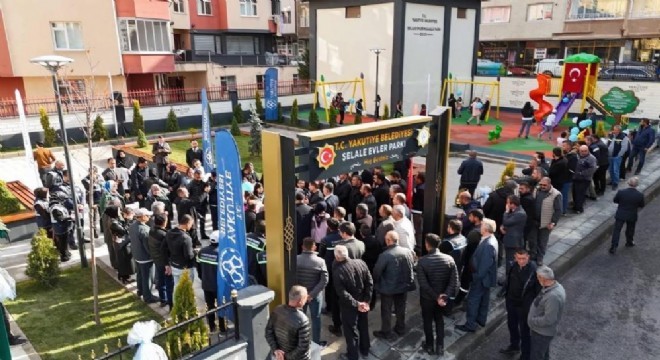 Yakutiye Şelale Evler Parkı hizmete açıldı