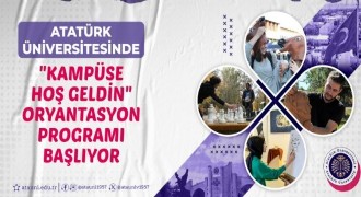 ATAUNİ’de ‘Kampüse Hoş Geldin’ programı