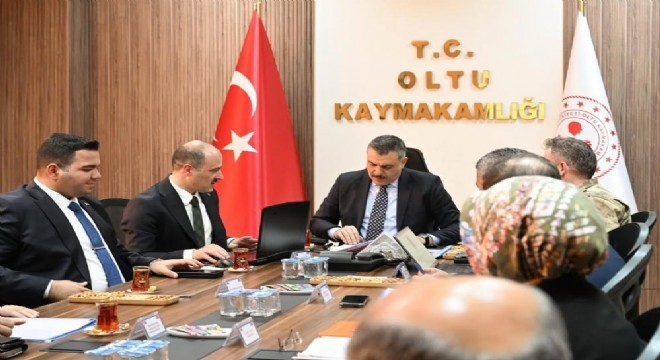 Çelik ten Vali Çiftçi ye Oltu brifingi