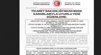 Cep telefonu taksitlerine yeni düzenleme